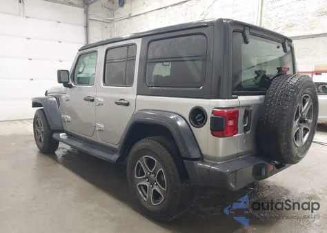 2018 Jeep Wrangler Unlimited Sport S 4X4 z USA, uszkodzony, nr VIN 1C4HJXDG2JW128965